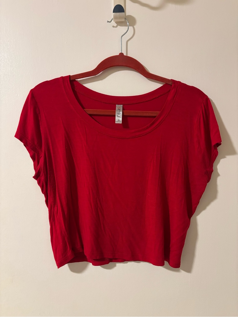 Simlu Plus Size Cropped Tee